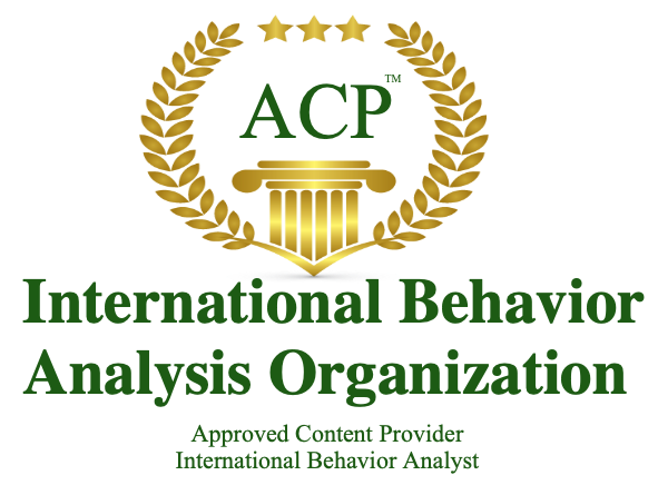 IBAO Approved International Behavior Analyst Education badge